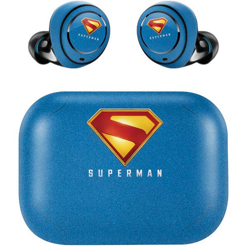 Superman 2025 Classic Superman Shield Emblem Amazon Echo Buds Skin