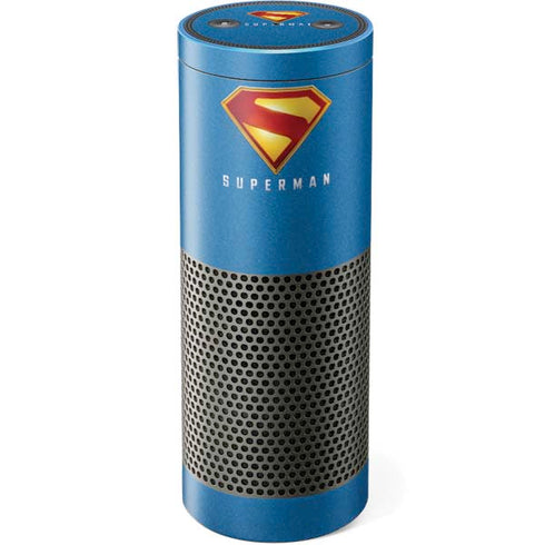 Superman 2025 Classic Superman Shield Emblem Amazon Echo Skin