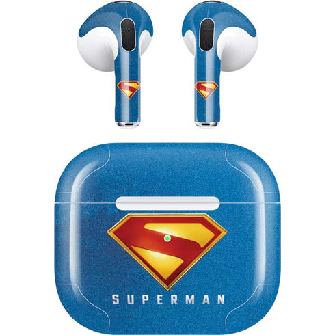 Superman 2025 Classic Superman Shield Emblem Apple AirPods (3rd Gen 2021) Skin