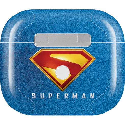Superman 2025 Classic Superman Shield Emblem Apple AirPods (3rd Gen 2021) Skin