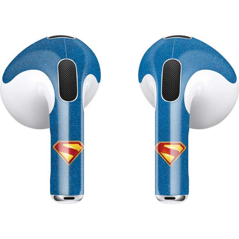 Superman 2025 Classic Superman Shield Emblem Apple AirPods (3rd Gen 2021) Skin