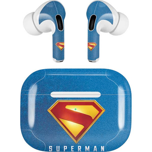 Superman 2025 Classic Superman Shield Emblem AirPods Skins