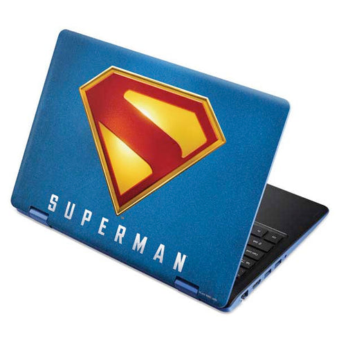Superman 2025 Classic Superman Shield Emblem Aspire R11 11.6in Skin