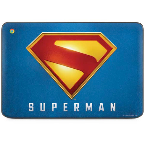 Superman 2025 Classic Superman Shield Emblem HP Chromebook Skin