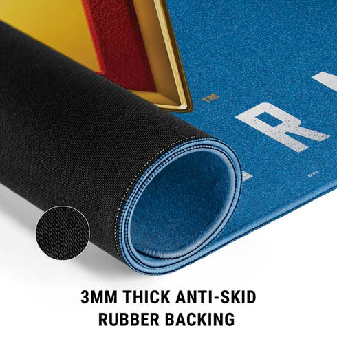 Superman 2025 Classic Superman Shield Emblem Gaming Mouse Pad