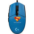 Superman 2025 Classic Superman Shield Emblem G203 Prodigy RGB Wired Gaming Mouse Skin