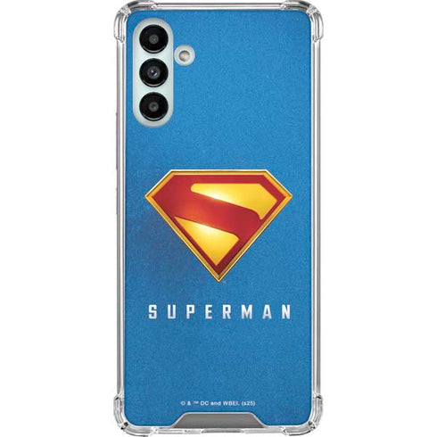 Superman 2025 Classic Superman Shield Emblem Galaxy A13 5G Clear Case