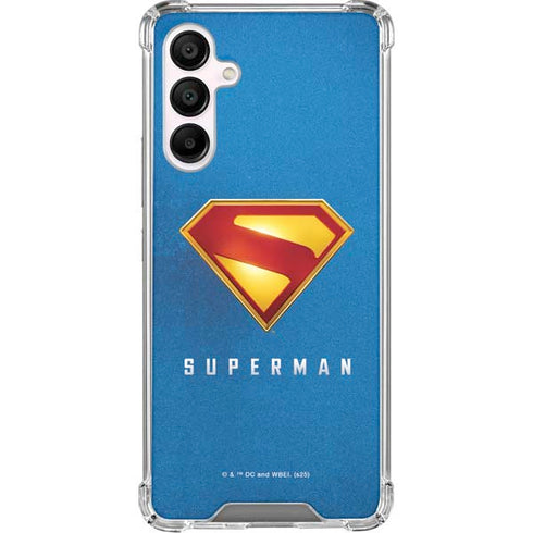 Superman 2025 Classic Superman Shield Emblem Galaxy A16 5G Clear Case