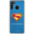 Superman 2025 Classic Superman Shield Emblem Galaxy A21 Clear Case