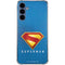 Superman 2025 Classic Superman Shield Emblem Galaxy A55 5G Clear Case