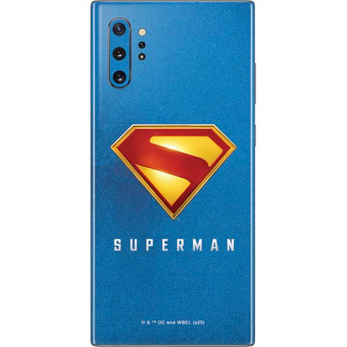 Superman 2025 Classic Superman Shield Emblem Galaxy Note 10 Plus Skin