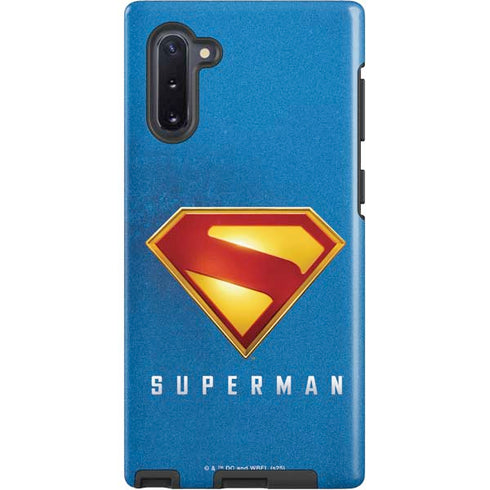 Superman 2025 Classic Superman Shield Emblem Galaxy Cases