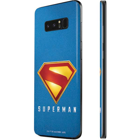 Superman 2025 Classic Superman Shield Emblem Galaxy Note 8 Skin