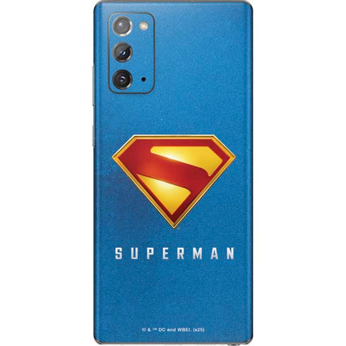 Superman 2025 Classic Superman Shield Emblem Galaxy Note20 5G Skin
