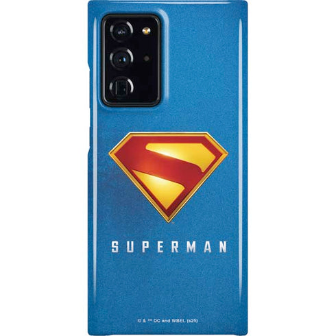 Superman 2025 Classic Superman Shield Emblem Galaxy Cases
