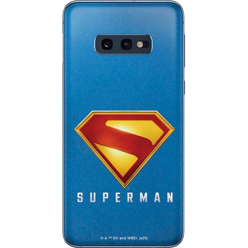 Superman 2025 Classic Superman Shield Emblem Galaxy S10e Skin