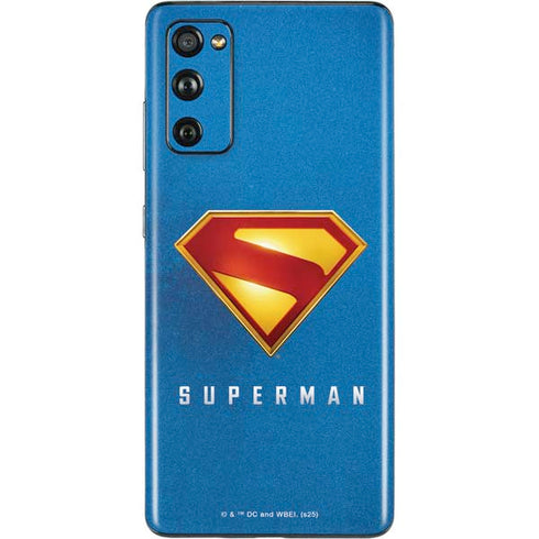 Superman 2025 Classic Superman Shield Emblem Galaxy S20 Fan Edition Skin