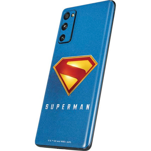 Superman 2025 Classic Superman Shield Emblem Galaxy S20 Fan Edition Skin
