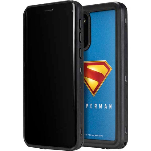 Superman 2025 Classic Superman Shield Emblem Galaxy S20 Plus Waterproof Case
