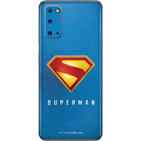 Superman 2025 Classic Superman Shield Emblem Galaxy S20 Skin