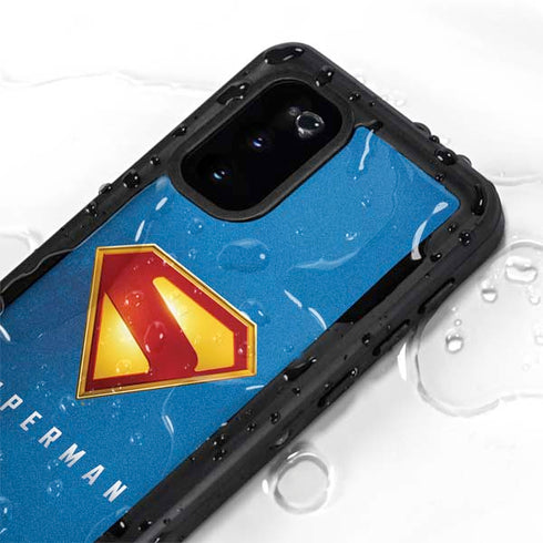 Superman 2025 Classic Superman Shield Emblem Galaxy S20 Waterproof Case