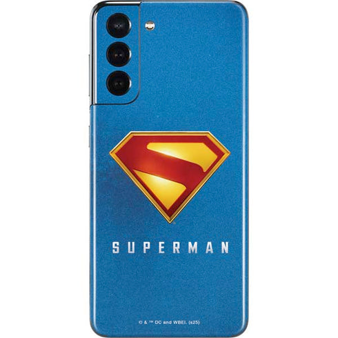 Superman 2025 Classic Superman Shield Emblem Galaxy S21 5G Skin