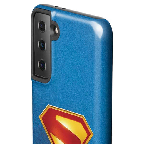 Superman 2025 Classic Superman Shield Emblem Galaxy S21 FE Pro Case