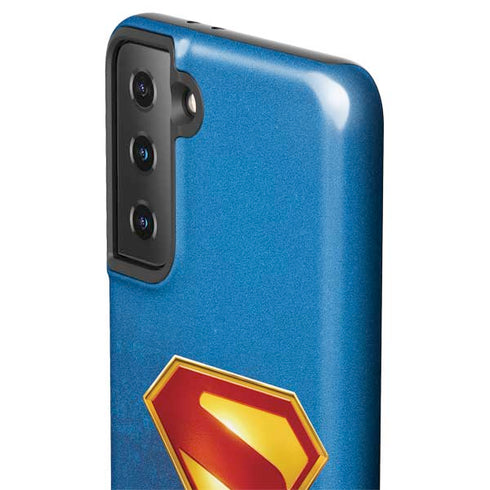 Superman 2025 Classic Superman Shield Emblem Galaxy S21 Plus 5G Pro Case
