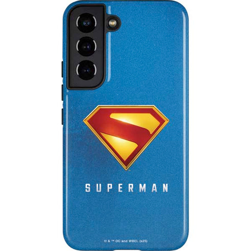Superman 2025 Classic Superman Shield Emblem Galaxy S22 Pro Case