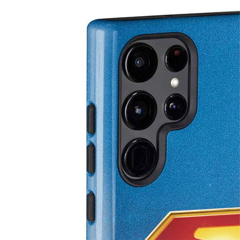 Superman 2025 Classic Superman Shield Emblem Galaxy S22 Ultra Pro Case