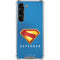 Superman 2025 Classic Superman Shield Emblem Galaxy S23 Clear Case