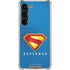 Superman 2025 Classic Superman Shield Emblem Galaxy S23 Clear Case
