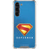 Superman 2025 Classic Superman Shield Emblem Galaxy S23 FE Clear Case