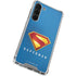 Superman 2025 Classic Superman Shield Emblem Galaxy S23 FE Clear Case