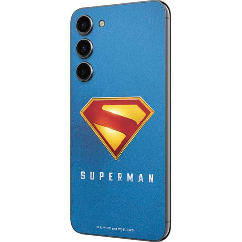 Superman 2025 Classic Superman Shield Emblem Galaxy S23 FE Skin