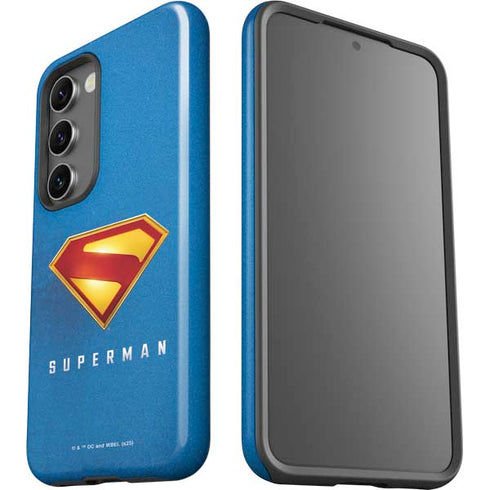 Superman 2025 Classic Superman Shield Emblem Galaxy S23 Plus Pro Case