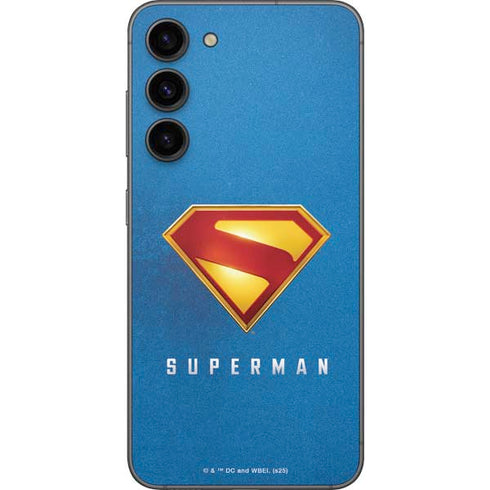 Superman 2025 Classic Superman Shield Emblem Galaxy S23 Plus Skin