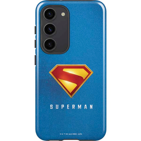Superman 2025 Classic Superman Shield Emblem Galaxy S23 Pro Case