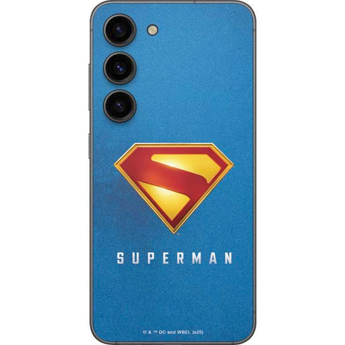 Superman 2025 Classic Superman Shield Emblem Galaxy S23 Skin