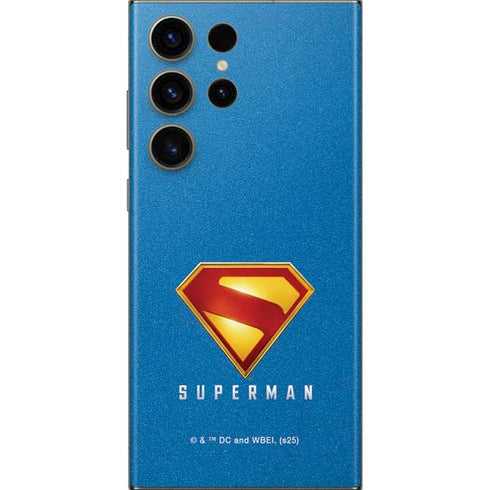 Superman 2025 Classic Superman Shield Emblem Galaxy S23 Ultra Skin