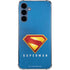 Superman 2025 Classic Superman Shield Emblem Galaxy S24 Clear Case