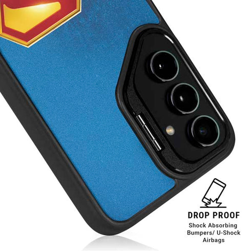 Superman 2025 Classic Superman Shield Emblem Galaxy S24 Kickstand Case