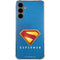 Superman 2025 Classic Superman Shield Emblem Galaxy S24 Plus Clear Case