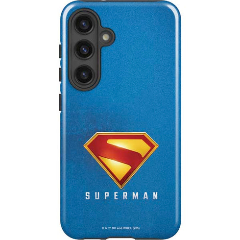 Superman 2025 Classic Superman Shield Emblem Galaxy S24 Plus Impact Case