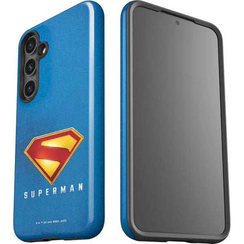 Superman 2025 Classic Superman Shield Emblem Galaxy S24 Plus Impact Case