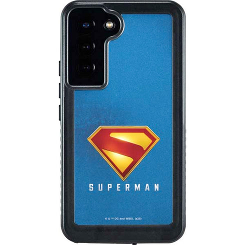 Superman 2025 Classic Superman Shield Emblem Galaxy S24 Plus Waterproof Case