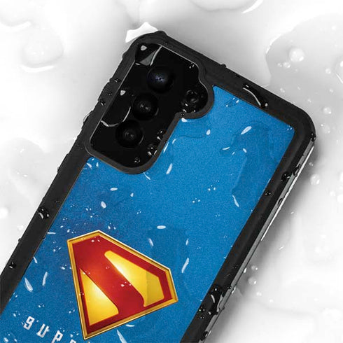Superman 2025 Classic Superman Shield Emblem Galaxy S24 Plus Waterproof Case