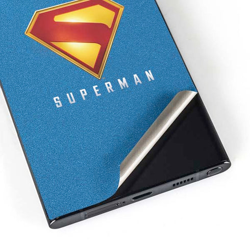Superman 2025 Classic Superman Shield Emblem Galaxy S24 Ultra Skin