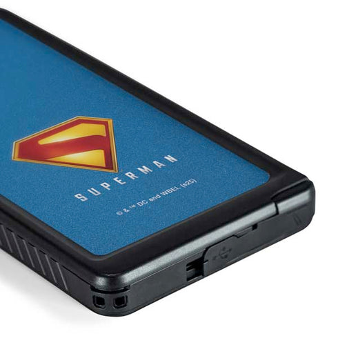 Superman 2025 Classic Superman Shield Emblem Galaxy S24 Ultra Waterproof Case