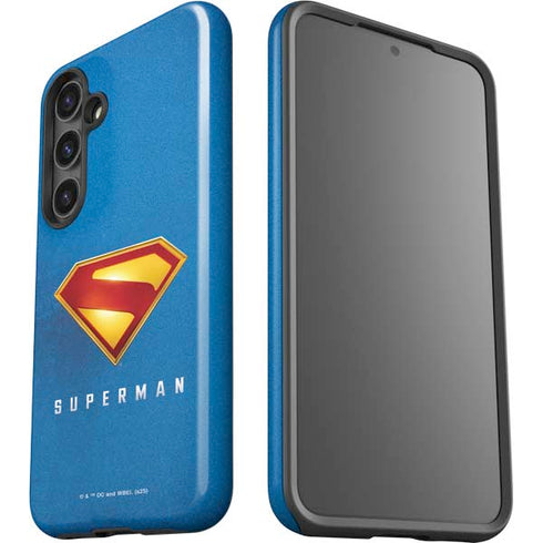 Superman 2025 Classic Superman Shield Emblem Galaxy S25 Impact Case